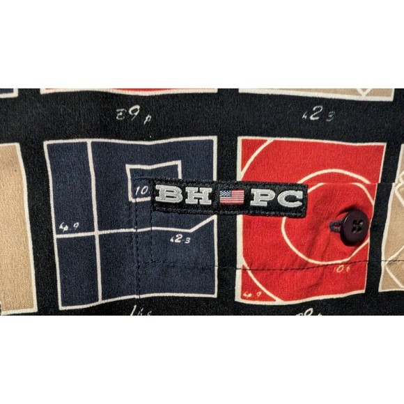 Beverly Hills Polo Club Mens Button Up Short Sleeve Shirt (Fits XL-2XL) - Picture 6 of 9